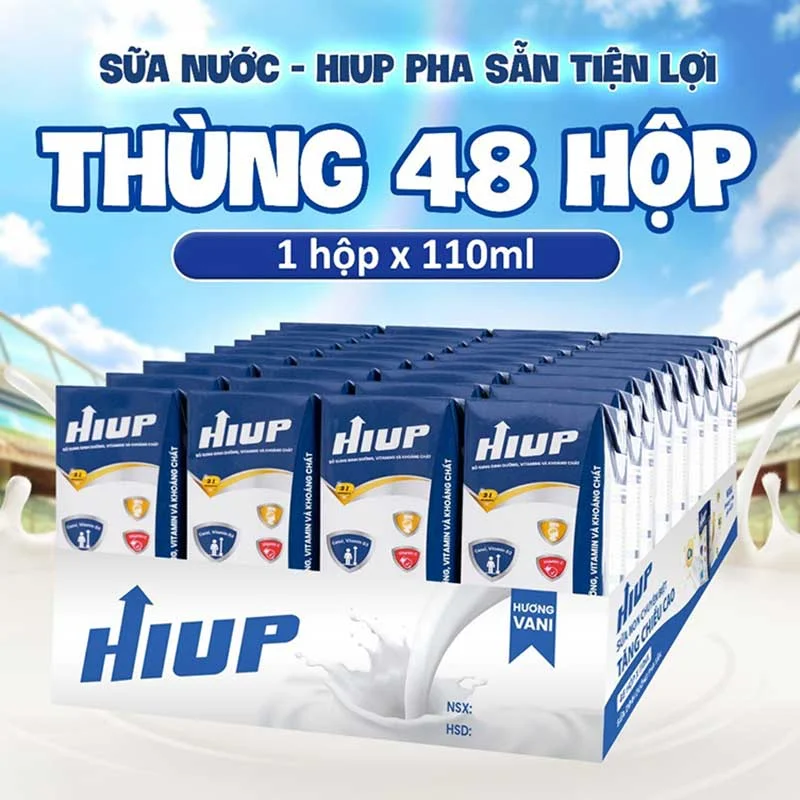 Sữa Hiup pha sẵn tăng chiều cao (110ml, 180ml)