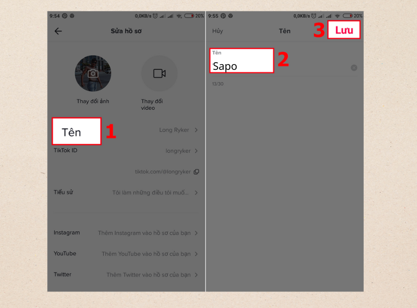 Cách đổi tên TikTok đơn giản chỉ trong 1 phút