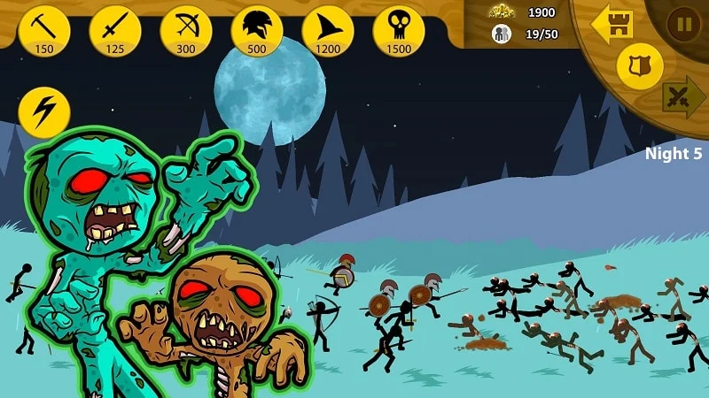 Stick War: Legacy MOD APK (Menu/Vô hạn tiền, bất tử, thắng ngay) 2023.5.701