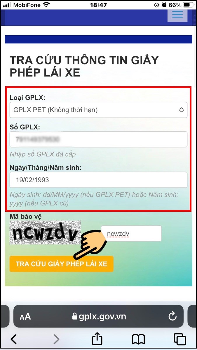 Cách tra cứu giấy phép lái xe thật giả trên gplx.gov.vn