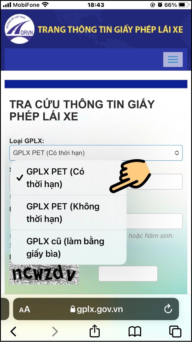 Cách tra cứu giấy phép lái xe thật giả trên gplx.gov.vn